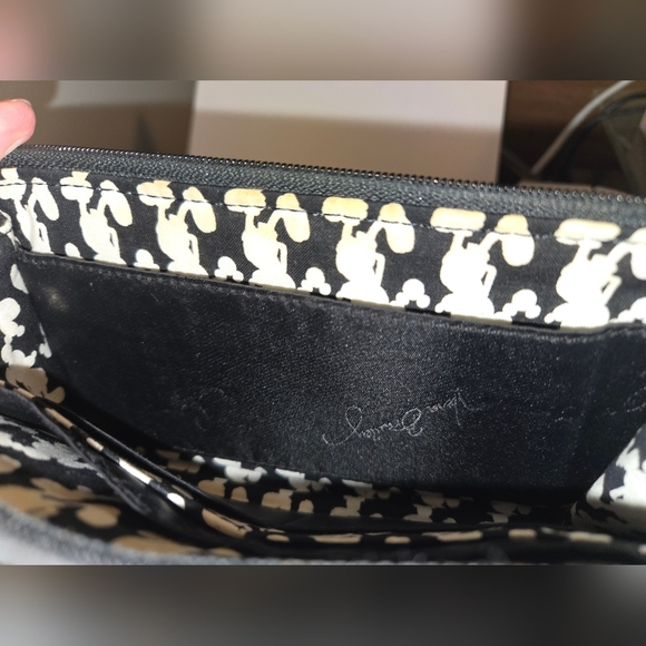 Vera Bradley BUNDLE Black Mickey Disney Quilted Women's Wallet and a Coin Purse! - Picture 4 of 10
